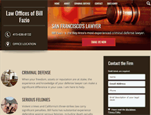 Tablet Screenshot of billfazio.com